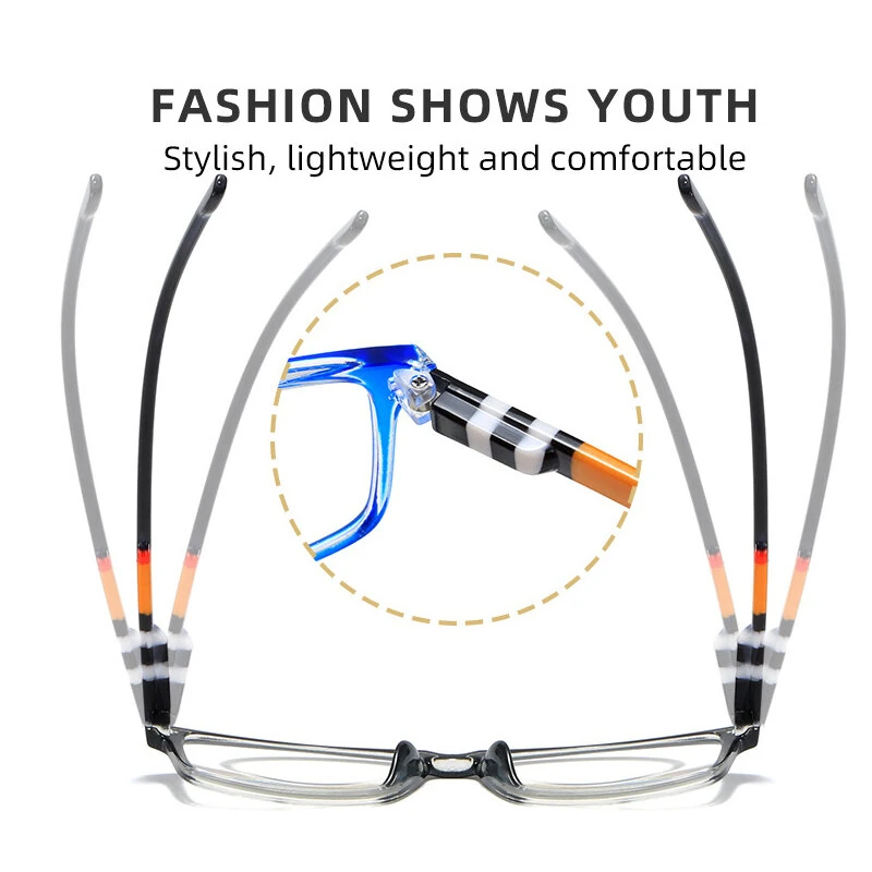 (image for) Ultralight Reading Glasses Anti-blue light Presbyopic Glasses For Women Men High Definition Comfortable Anti Eyestrain Glasses